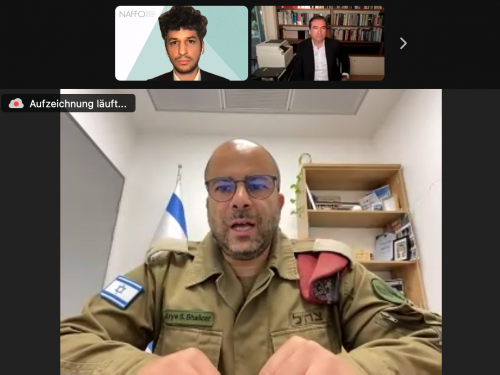 Exklusives NAFFO Briefing mit Sprecher der IDF